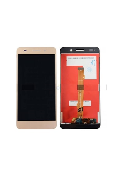 Huawei Y6 2 Lcd Ekran Dokunmatik Gold Çıtasız