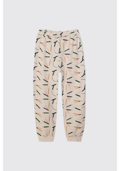 Panço Erkek Çocuk Ekru Pijama Takımı 2621bk39002 Krem