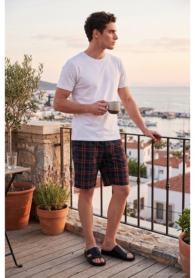 Buratti Pamuklu Regular Fit Bağlamalı Cepli Pijama Şort Erkek Şort 6574004 Yeşil Buratti Pamuklu Regular Fit Bağlamalı Cepli Pijama Şort Erkek Şort 6574004 Yeşil