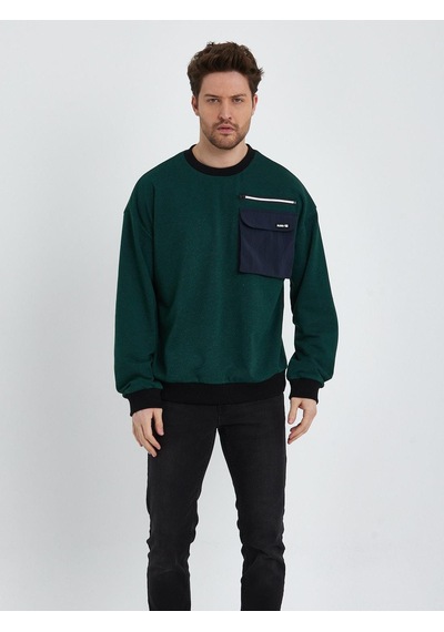 Alexander Gardi Alexandergardı Cep Detaylı Sweatshirt E23-75500 001