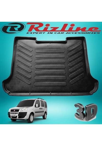 Fiat Doblo 1 3D Bagaj Havuzu Paspası 2001-2009 Arası Rizline N11.13553
