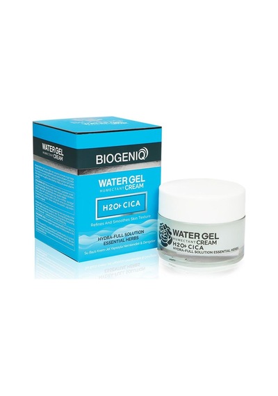 Beauty Su Bazlı Jel Nemlendirici Krem 50 Ml Water Gel H2o+cica Tüm Ciltler