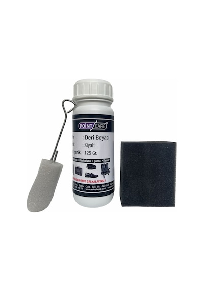 Point Care Ekstra Siyah Spor Ayakkabı - Mont - Direksiyon - Döşeme - Çanta - Kemer - Deri Boyası 125 ML