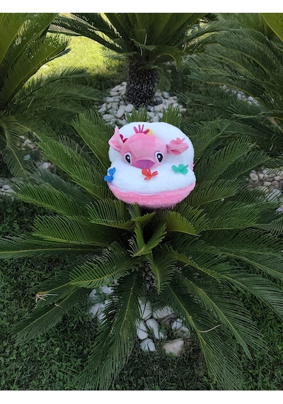 40 Cm Buket Çiçek Şeklinde Hello Kitty Stitch Stiç Peluş Oyuncak Hediye 046 - Pembe