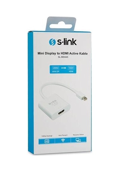 S'link Sl Mda45 Mini Display To Hdmi Active Kablo