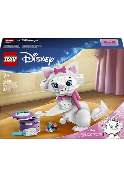 LEGO® ǀ  Disney Aristokediler Sevimli Marie 43286 – 7 Yaş ve Üzeri Çocuklar için Aksesuarlar İçeren Oyuncak Yapım Seti (369 Parça)
