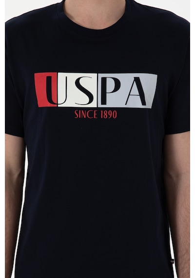 U.S. Polo Assn. Erkek Bisiklet Yaka Lacivert Pijama Takımı 50309821-VR033 U.S. Polo Assn. Erkek Bisiklet Yaka Lacivert Pijama Takımı 50309821-VR033