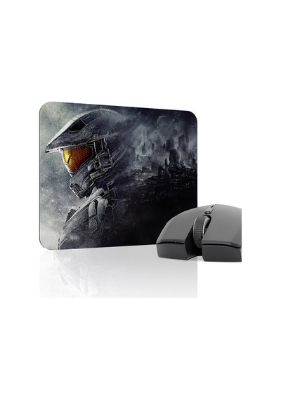 Halo Kaymaz Dikişli Kauçuk Oyuncu Mousepad V4 - 22x18 Gaming Mouse Pad Fare Altlığı