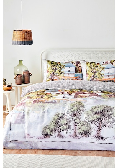 Özdilek Town Çift Kişilik Soft Life Saten Nevresim Takımı 42941 Bej
