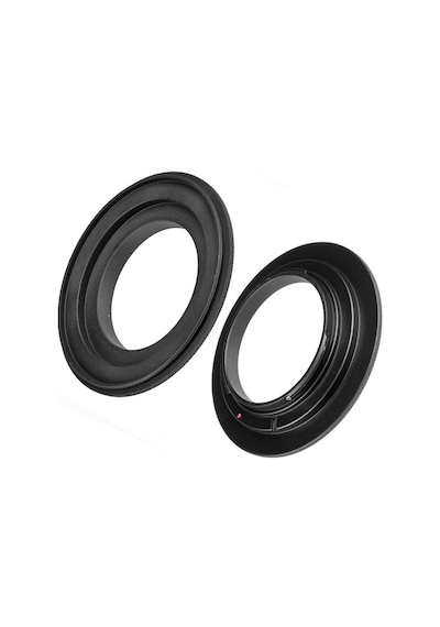 Sony E Mount- Sony Nex Makineler için 62 MM Ters Objektif Adaptörü