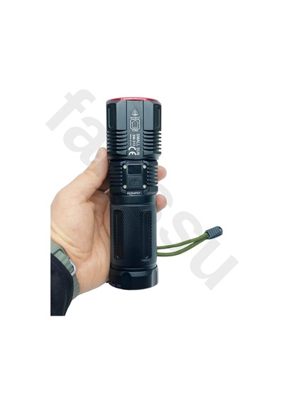Sm-313 50w 5000 Lümen Profesyonel Şarjlı El Feneri - 1.5 Km Menzilli & 7200 Mah Güçlü Batarya Seti Siyah
