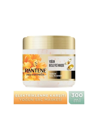 Pantene Pro-V Miraeles Elektriklenme Karşıtı Yoğun Besleyici Saç Maskesi 300 ML