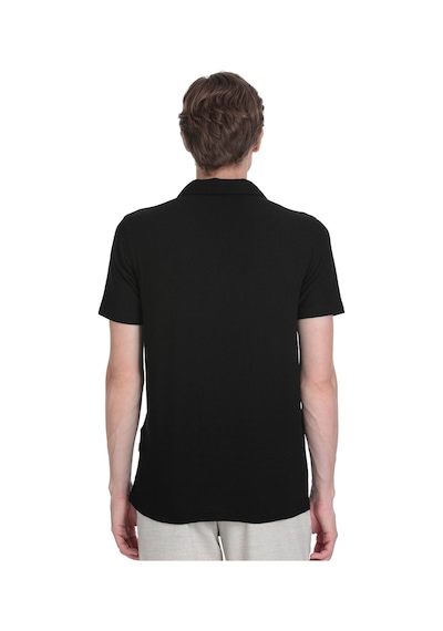 Hatemoğlu Siyah Regular Fit Apaş Yaka Gömlek 35056 4111999