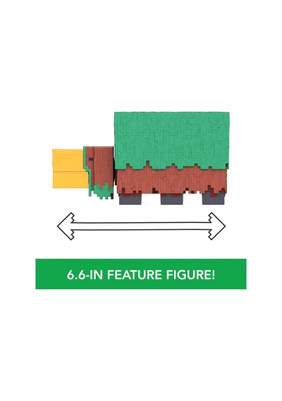 Minecraft Sniffer Aksiyon Figürü, Oyuna Doğru Sesler Ve Pikselli Tasarımlı 3,25 İnç Ölçekli