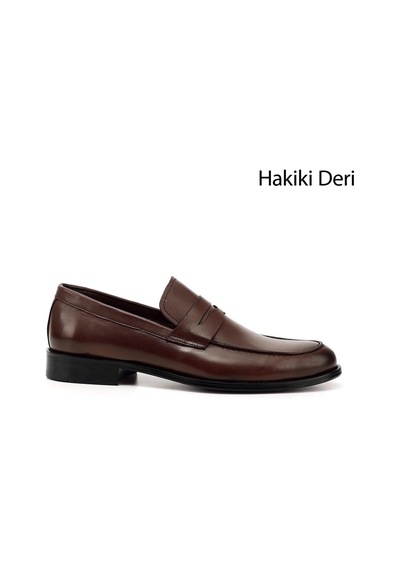 Gönderi(R) Gönderi R Erkek Kahve Antik Kösele Taban Hakiki Deri Loafer Ayakkabı Ddma64901084 Kahve