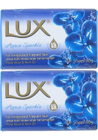 Lux Sabun 80gr Aqua Sparkle Su Gibi Işıltı 2 Li Set