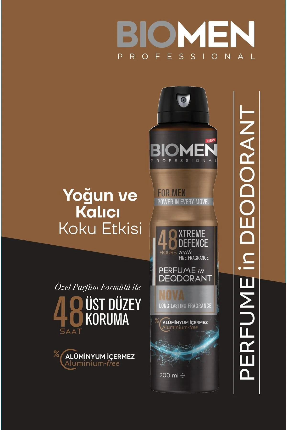 Perfume İn Deodorant For Men Nova 3x200 Ml