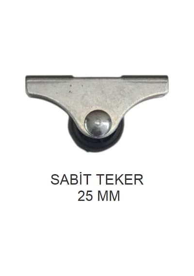 Ofis Koltuk Dolap Etejer İçin 25'lik Sabit Teker Siyah