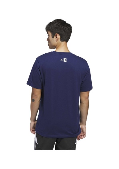Adidas World Cup 26 Tour Graphic 2 Erkek Lacivert Futbol T-shirt Kh3680 Mavi
