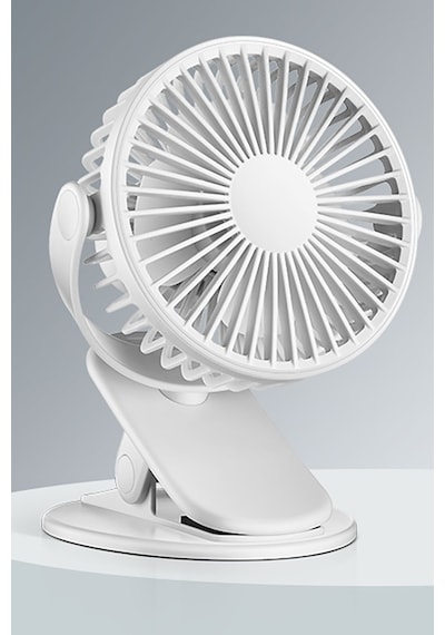 360 Dönen Taşınabilir Puset Fan Mandallı Kıskaçlı Model Bebek Arabası Araç İçi Fan Soğutucu Sessiz