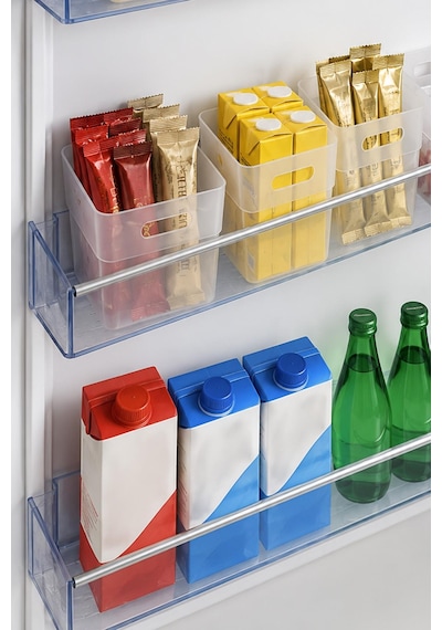 1 Adet Buzdolabı Kapak İçi Organizer Kutu Mutfak Düzenleyici Buzdolabı Organizer Diğer