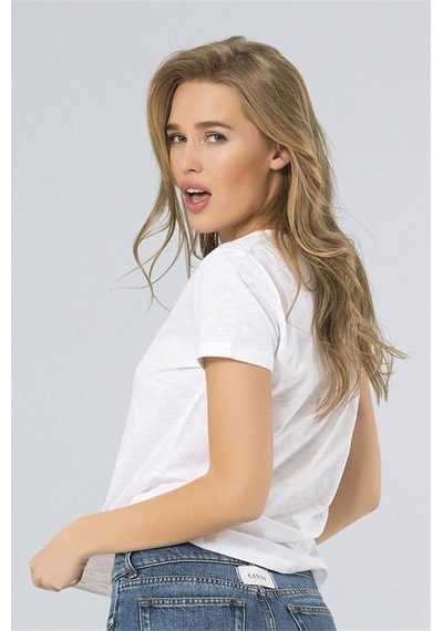 Wtshırt Paris Kadın Pijama Takımı - Beyaz Beyaz