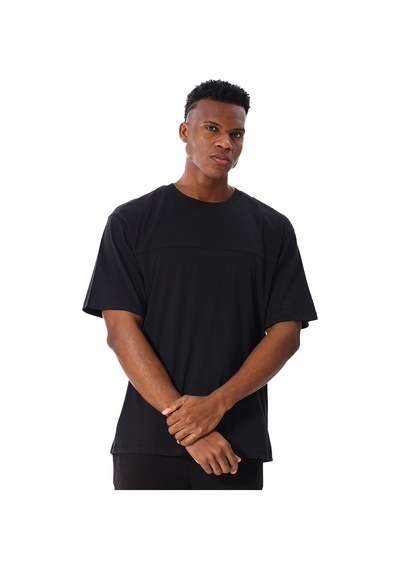 Sportive Sasebo Erkek Siyah Günlük Stil T-shirt 25ye016-syh Siyah