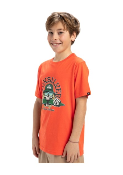 Quiksilver Quıksılver Ev Skull Feast Ss Yth Tgrl Mercan