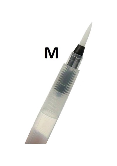 Fırça Uçlu, Brush Pen, Suluboya Fırçaları, Su Ve Mürekkep Hazneli Fırça Kalem-m Beden