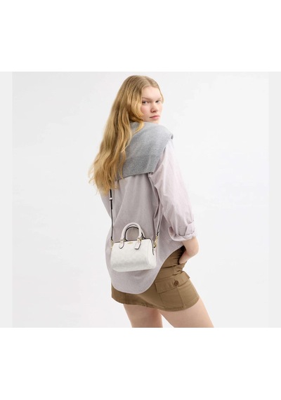 Coach Mini Rowan Crossbody Kadın Çanta Beyaz