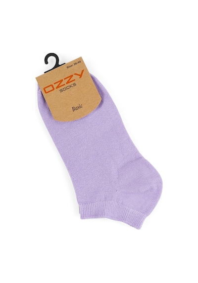 Ozzy Socks 12'li Ekonomik Pamuklu Renkli Kadın Patik Çok Renkli