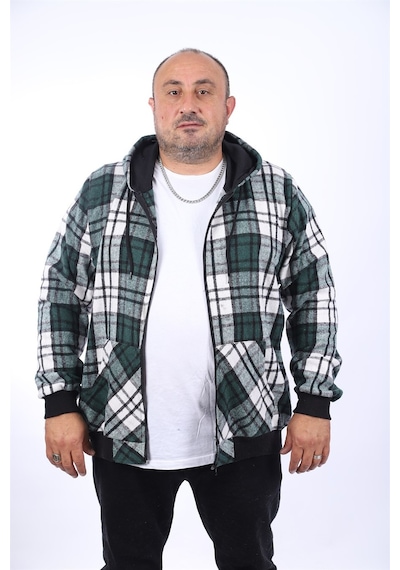 Moc Grande Mocgrande Kangaroo Pocket Oduncu Sweat-gömlek Stripe 22209 Neftı Nefti