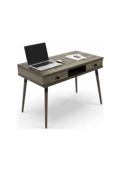 Mobenta Modest Desk Masif Çalşıma & Laptop Masası, 2 Çekmece 1 Bölme - 120 Cm, Cv Ceviz - Ahşap Mobenta Modest Desk Masif Çalşıma & Laptop Masası, 2 Çekmece 1 Bölme - 120 Cm, Cv Ceviz - Ahşap