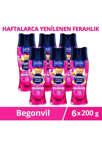 Çamaşır Parfümü Begonvil 200g X6 6'lı Set
