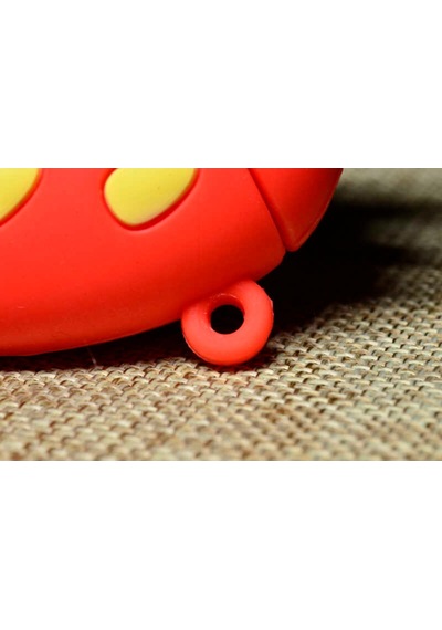 Apple Uyumlu AirPods Pro Kılıf Zore Airbag 12 Figürlü Silikon Kılıf No2