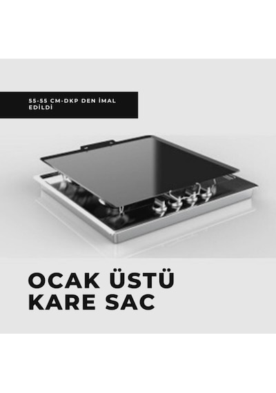 Firstwork Ocak Üstü Kare Sac Bazlama Börek Katmer Sacı