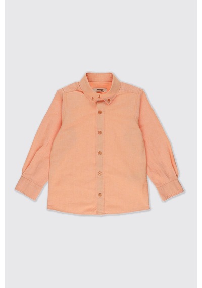 Erkek Bebek Basic Somon Oxford Gömlek 4755292
