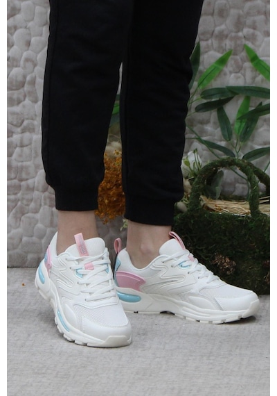 Lumberjack Null Bej Rahat Esnek Sneaker Kadın Spor Ayakkabı 001