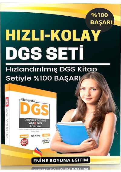 Hızlı-kolay Dgs Seti Video Anlatımlı Süper Kitap