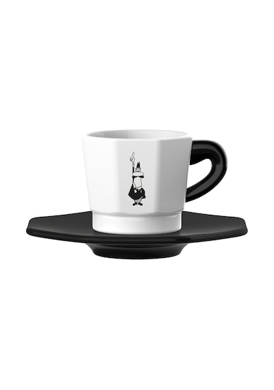 ' Lü Espresso Fincan Seti - Sekizgen Tasarım - Siyah Renk Diğer