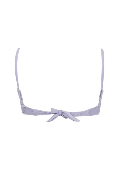 Defacto Fall in Love Regular Fit Simli Kumaş Bikini Üstü B0382AX23HSPR33 Mor
