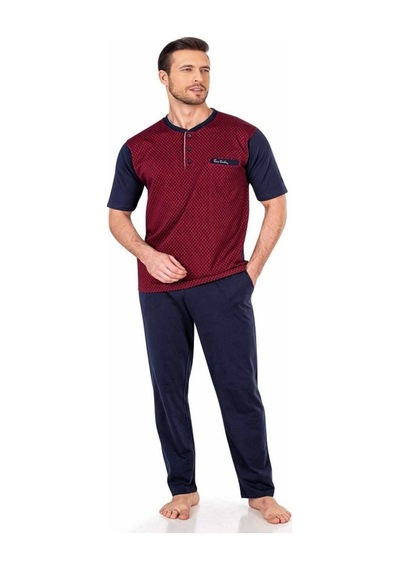 Pierre Cardin Yazlık Damatlık 3'Lü Pijama Takımı Kutulu 5481