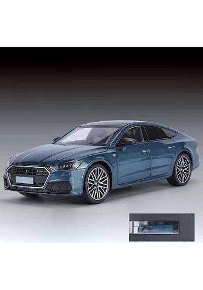 Hobbiez World Audi A7 Diecast Mavi 1/24 Model Araba