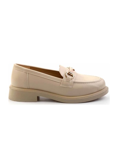 Bej Kadın Loafer Ayakkabı K01714130009 Bej