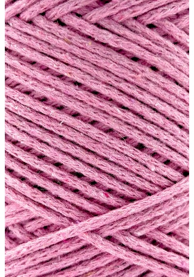 Premium Koton Pamuk Makrome İpi Pembe 2mm Cotton Zincir Makrome Çanta İpi Supla İpi Koton İp