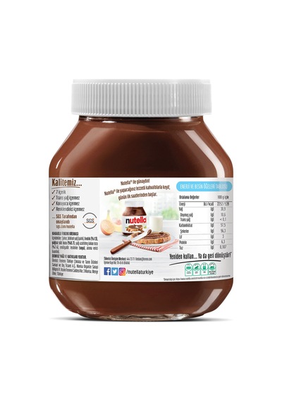 Kakaolu Fındık Kreması 750 Gr - 4 Adet