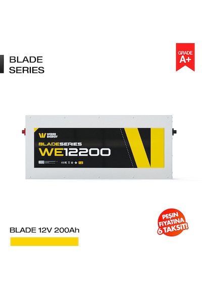 12v 200ah Lifepo4 Blade Series Bluetooth'lu Lityum Demir Fosfat Akü/batarya
