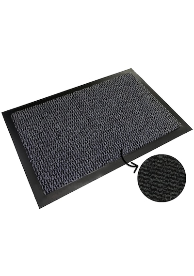 Gri Kapı Önü Paspas Nem Alıcı Paspas 90x150 Cm Antrasit - Gri Gri - Antrasit