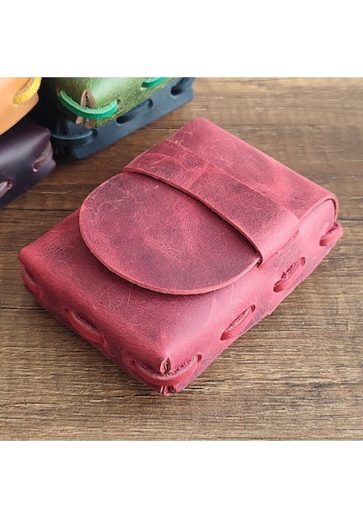 Sumerian Leather Craft  Deri Sigara Kılıfı Kırmızı