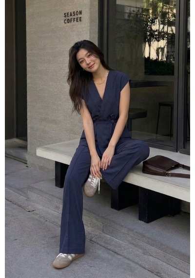 Seeh Lacivert Basic Yelek Pantolon Takım Sh241 Standart